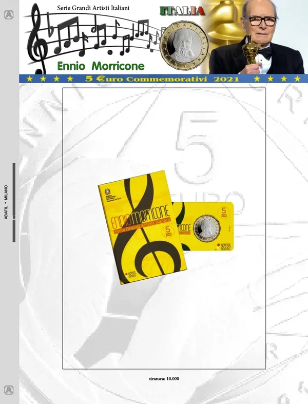 Aggiornamento 5 € Morricone Italia 2021