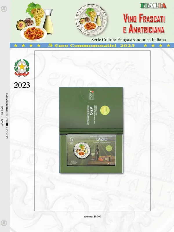 Aggiornamento 5 € vino Frascati e Amatriciana 2023