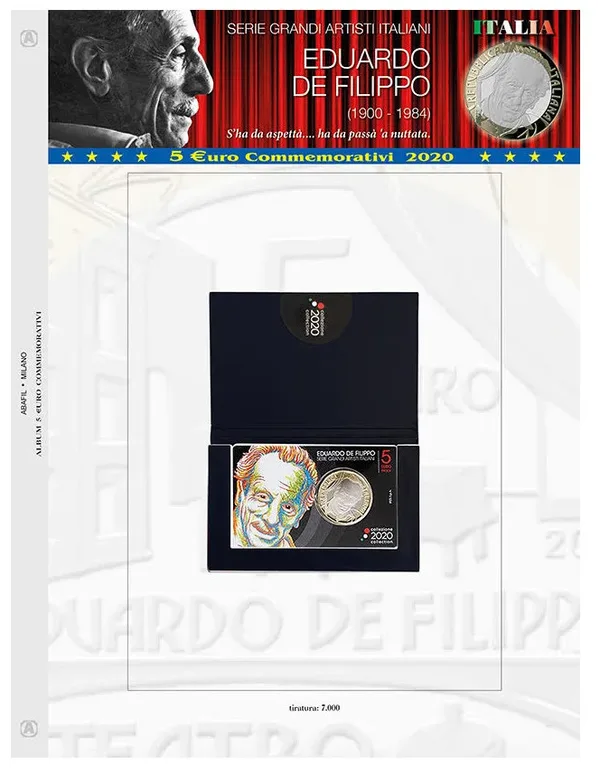Aggiornamento 5 € Edoardo De Filippo Italia 2020