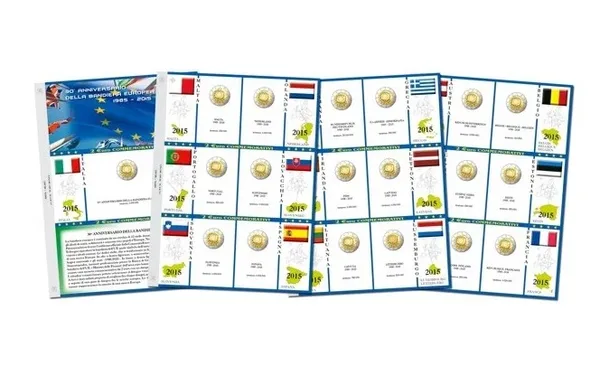 Aggiornamento EuroComm 2 € Bandiera europea blocco 2015