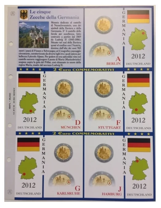 Aggiornamento EuroComm 2 € Bayern 5 zecche Germania 2012