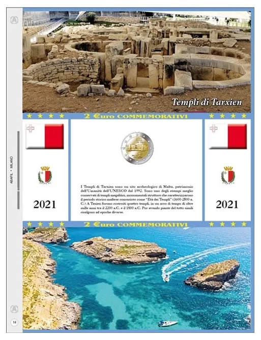 Aggiornamento EuroComm 2 € Tarxien 2021