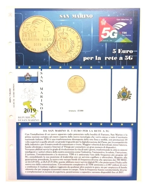Aggiornamento EuroComm 5 € 5G San Marino 2019