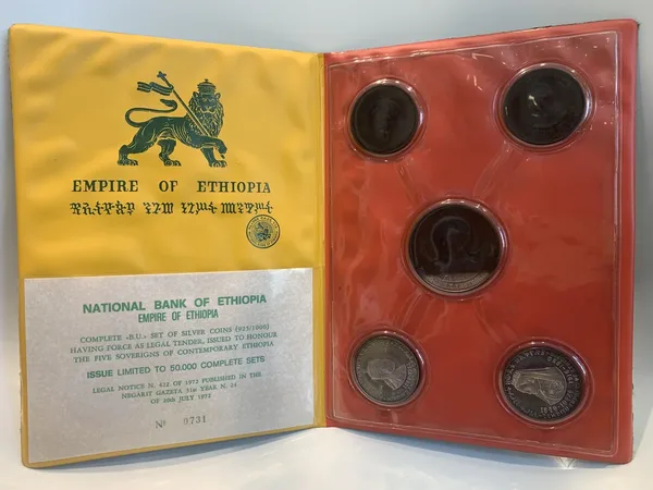 Serie 5 imperatori d’Etiopia 1972
