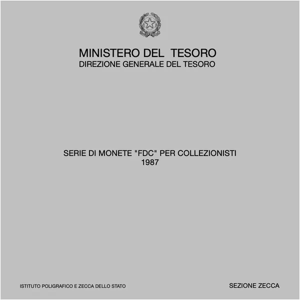 Serie divisionale Leopardi 1987