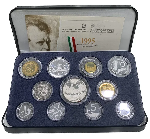 Serie divisionale Mascagni 1995 proof
